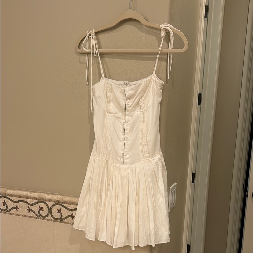 Cute white hello molly Sleeveless Dress